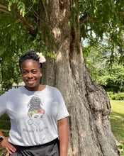 Load image into Gallery viewer, Bloomin' & Loc'ing Women's Relaxed T-Shirt - More colors available