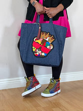 Load image into Gallery viewer, Notorious Tote - Large Denim