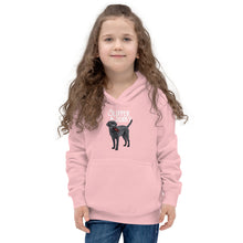 Load image into Gallery viewer, KID'S "Slipper Junky" Black Lab Unisex Hoodie - More Colors Available