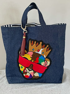 Notorious Tote - Large Denim