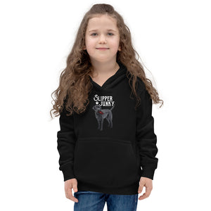 KID'S "Slipper Junky" Black Lab Unisex Hoodie - More Colors Available