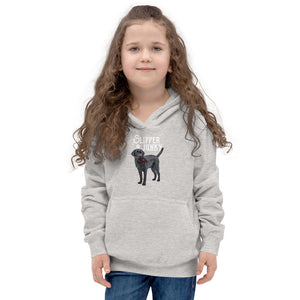 KID'S "Slipper Junky" Black Lab Unisex Hoodie - More Colors Available