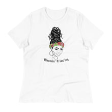 Load image into Gallery viewer, Bloomin&#39; &amp; Loc&#39;ing Women&#39;s Relaxed T-Shirt - More colors available
